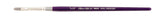 Silver Silk 88® Silver Synthetic Oval Crescent Paintbrush | Short Handle | 8803S